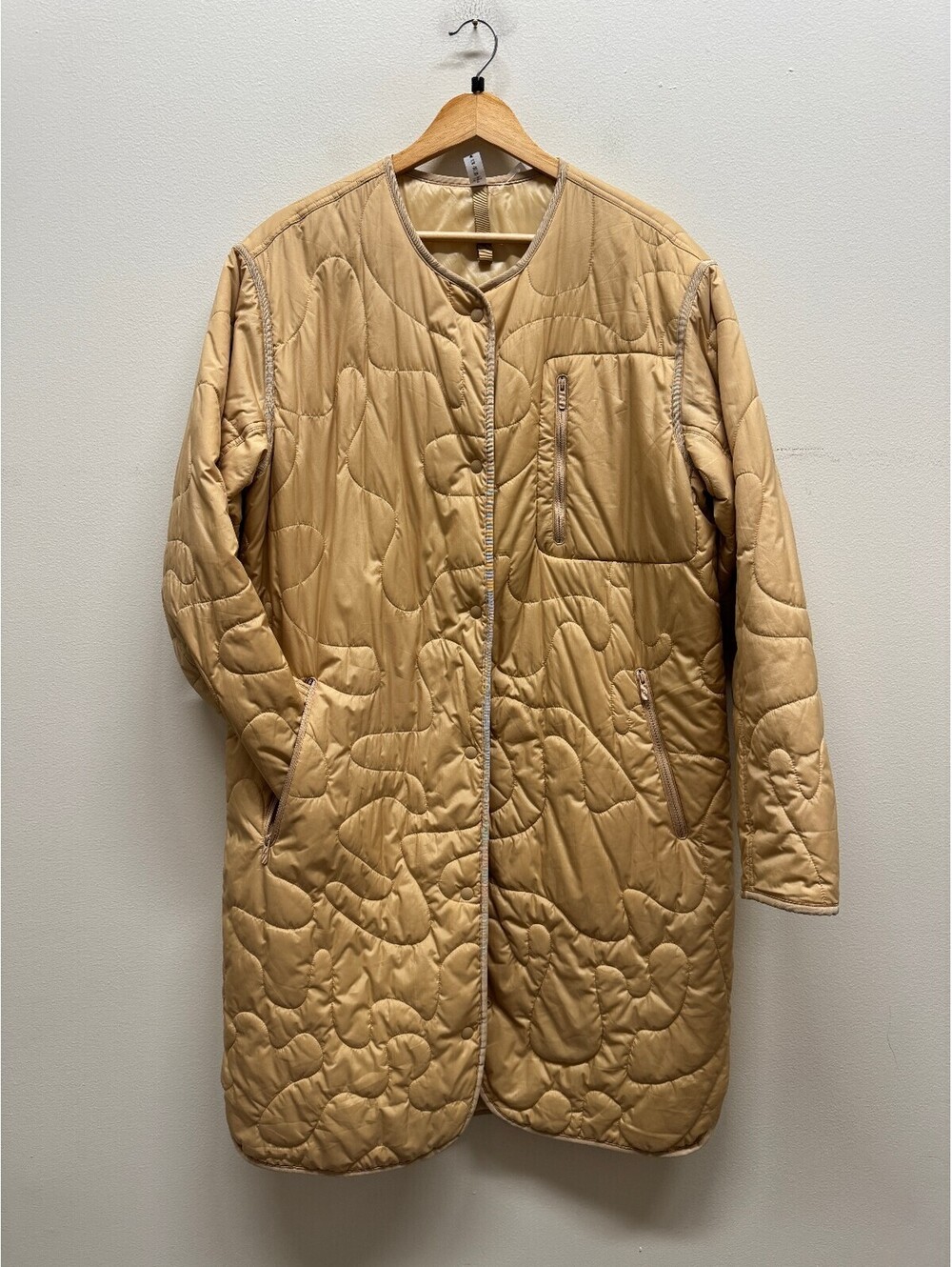 Lululemon quilted long coat